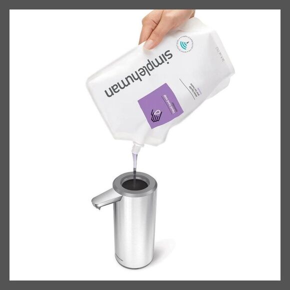 Open Box - simplehuman -  9oz Automatic Sensor Pump - Stainless Steel - Picture 4 of 4